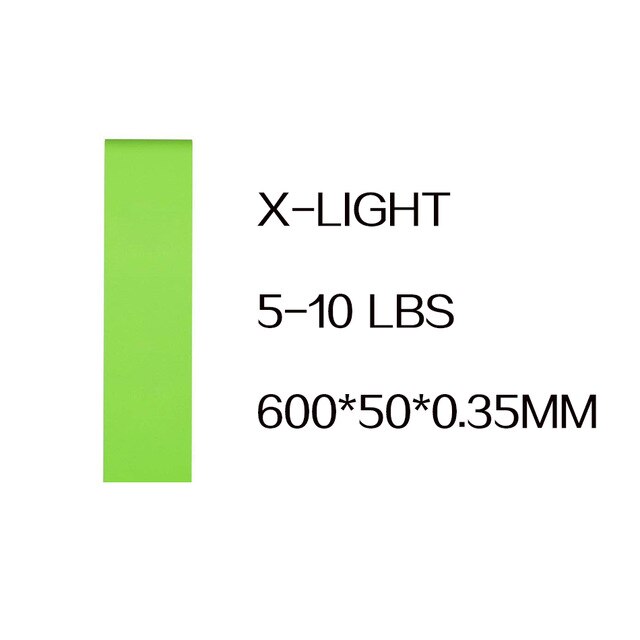 5 farver yoga banda elastikker fitness hofte gummi loops latex modstand bands ligas de resistencia gym træningsudstyr spanien: Niveau 1