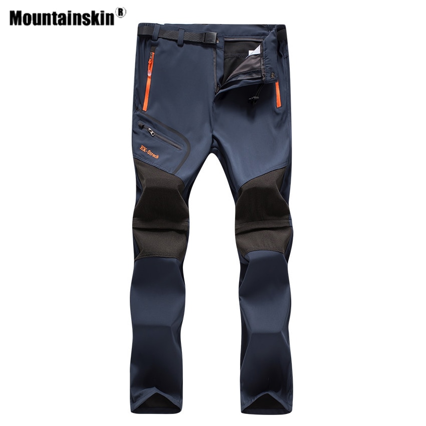 Mountainskin Summer Men Women 5XL Quick Dry Removable Hiking Outdoor Sport Trekking Fishing Camping Climbing Trousers Pant VA712