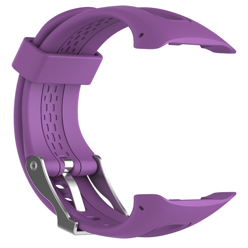 Silicone Watch Strap for Garmin Forerunner 10 15 GPS Running Sports Watch Small Large for Women Men Replacement Bands with Tools: purple / 25cm for men