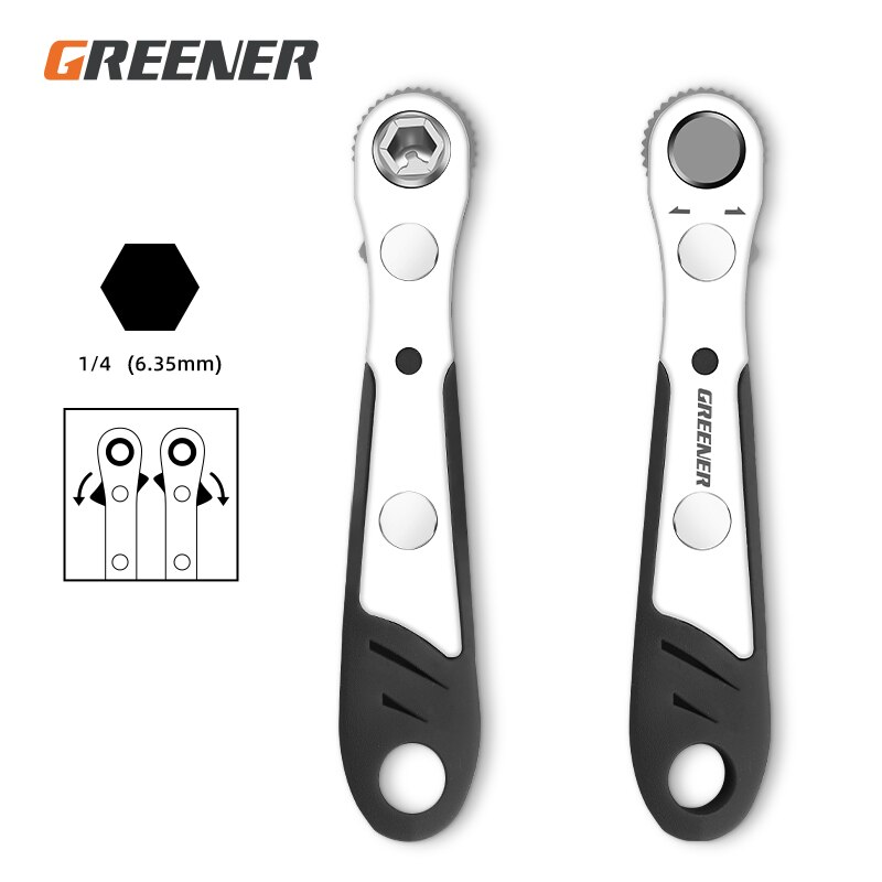Hexagon Torx Ratchet Spanner Quick Release Socket Repair Tool Driver Allen Key Wrench Screwdriver Metal Portable Supplies