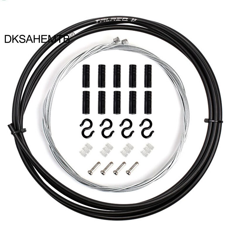 Bike Brake Housing/Shift Housing Bike Brake Cable Line Kit Bicycle Derailleur Line For MTB Road Bike: Black Shifter Kit