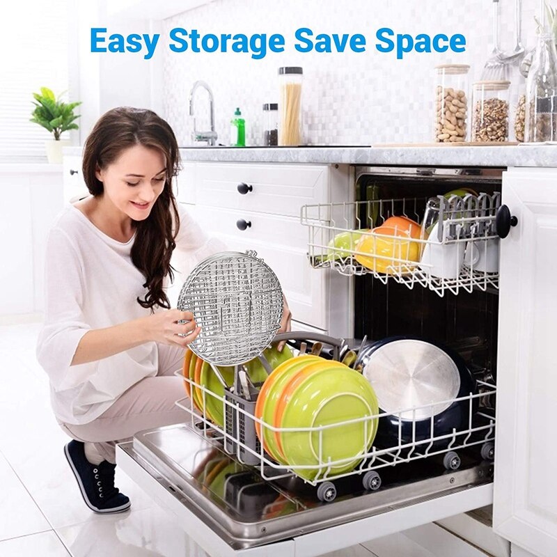 Dehydrator Rack Stand with 5 Stackable Layers Tainless Steel for Ninja Foodi Pressure Cooker Air Fryer 6.5 Qt & 8 Qt