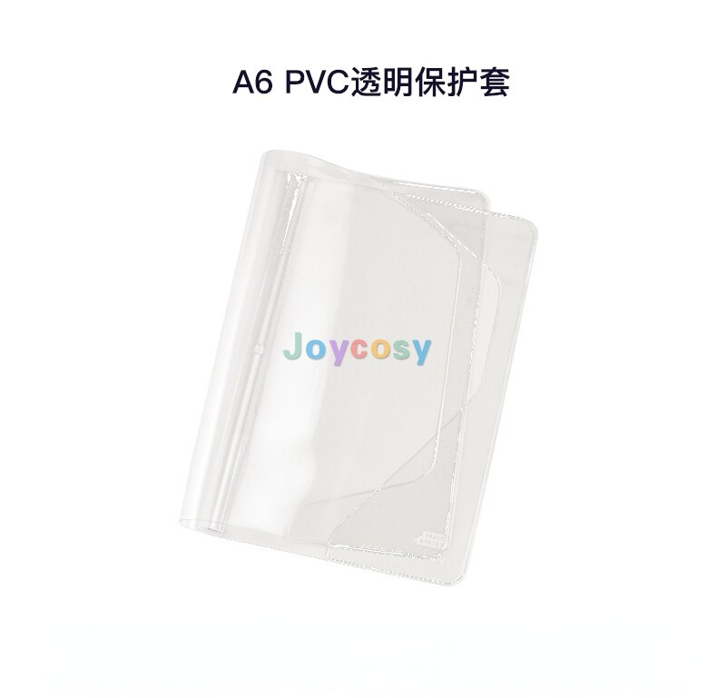 Hobonichi Techo Cover on Cover for A6 Original Planner, Clear Soft PVC Notebook Cover Protector, (Inner Paper Not Included): Default Title