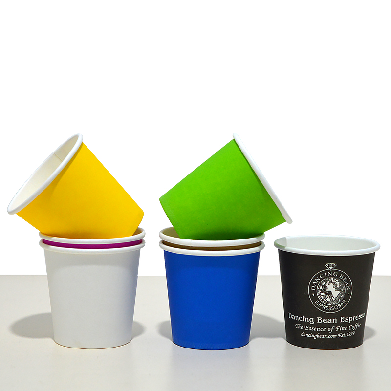 4Oz Wegwerp Kopjes Dikke Proeven Geconcentreerde Kleur Proeverij Cup Koffie Paper Cup Voor Koffie 100Ml Papier Cup