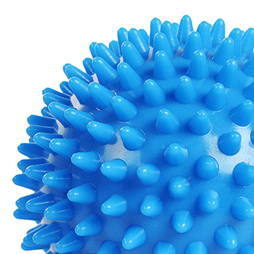 Spiky Fitness PVC Hand Massage Ball Trigger Point Sport Fitness Roller Portable Yoga Ball Hedgehog Sensory Training Grip Ball