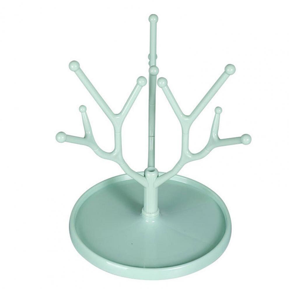 New Bottle Dry Rack biberon scarico stendini blu rosa biberon pulizia asciugatrice scolapiatti stendino: Green