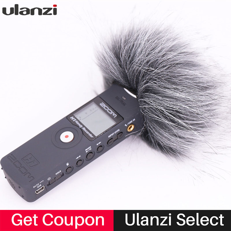 Ulanzi udendørs forrude deadcat forrude til zoom  h1 praktisk optager forrude muff til zoom  h1n mikrofon