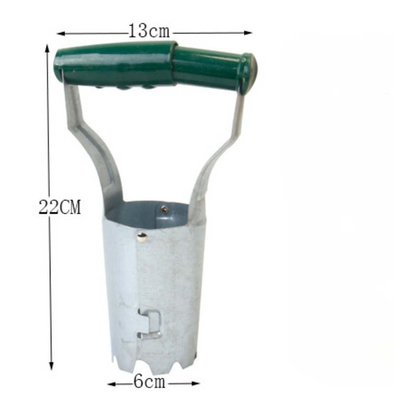Transplantador de tubos de plántulas agrícolas para jardinería, piezas de máquina de plantar manual para jardín, herramienta extractora de trasplante de flores