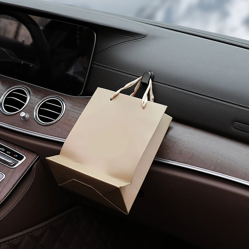 Nowe haczyki samochodowe Organizer do przechowywania kluczy USB do słuchawek 1/2/6szt Samoprzylepny wieszak ścienny Automatyczne klipsy mocujące