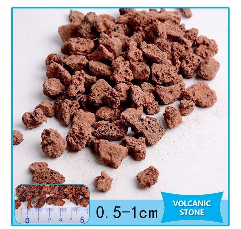 Small Decorative Ornamental River Pebbles Rocks for Fresh Water Fish Animal Plant Aquariums, Landscaping, Home Garden Decor etc: Volcanic Stone