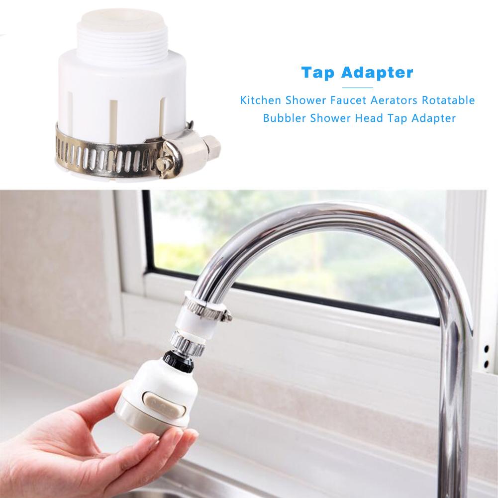 Cocina ducha aireadores para grifos giratorio Bubbler cabeza de ducha fuerte, duradero ajustable 360 rotar Tap adaptador para la cocina de casa