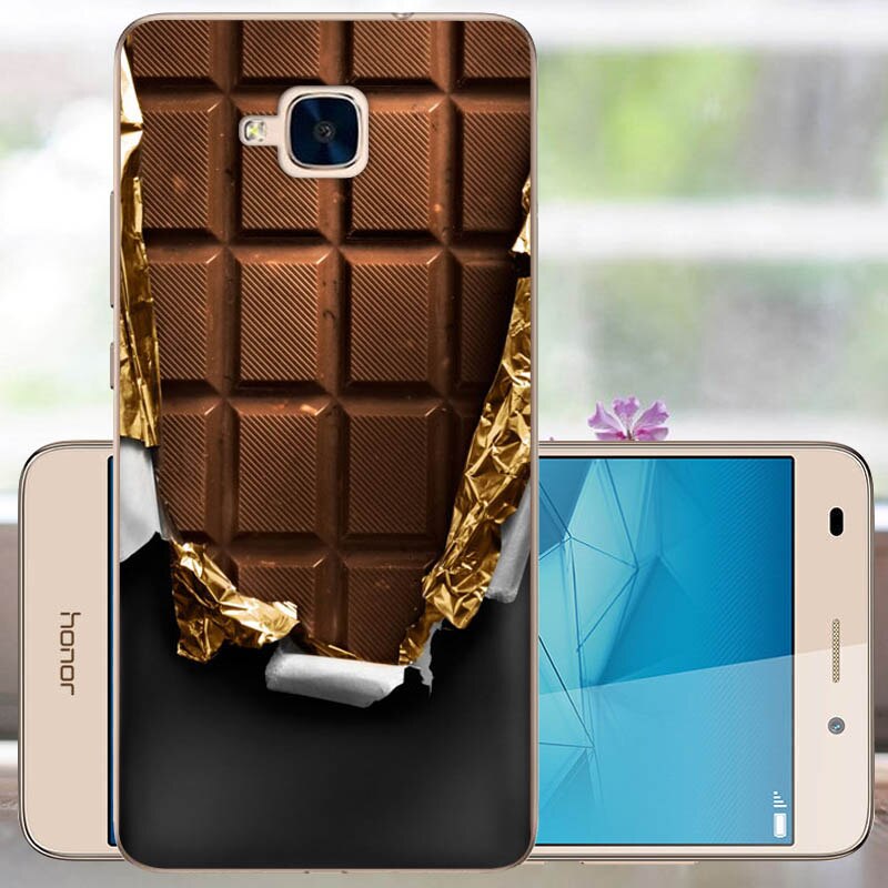 Fanatu huawei honor 5c hoesje geen vingerafdrukgat ru versie achterkant beschermhoes voor huawei honor 5c zacht tpu siliconen 5.2 " funda: Qkl