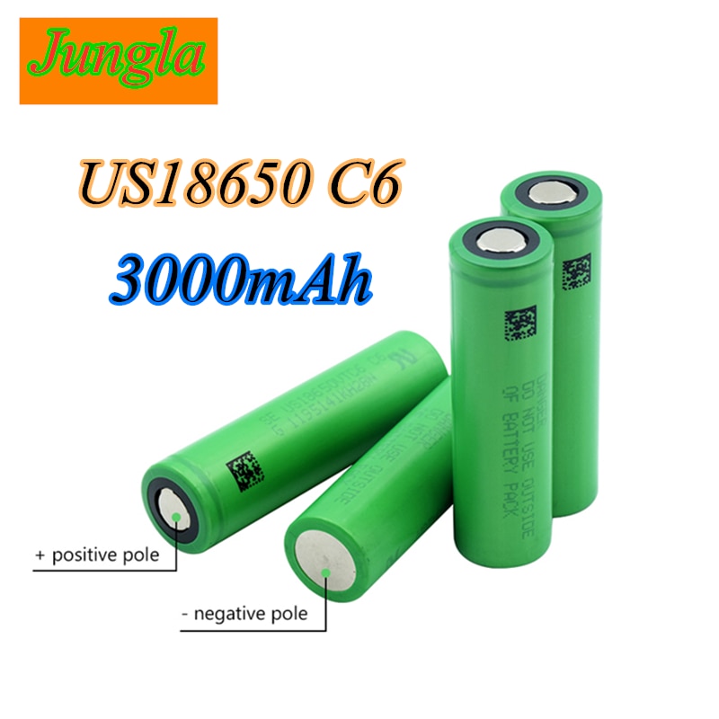 original 3.7V 3000 mAh Li ion rechargeable 18650 battery for us18650 vtc6 20A 3000mah for Sony toys tools flashlight