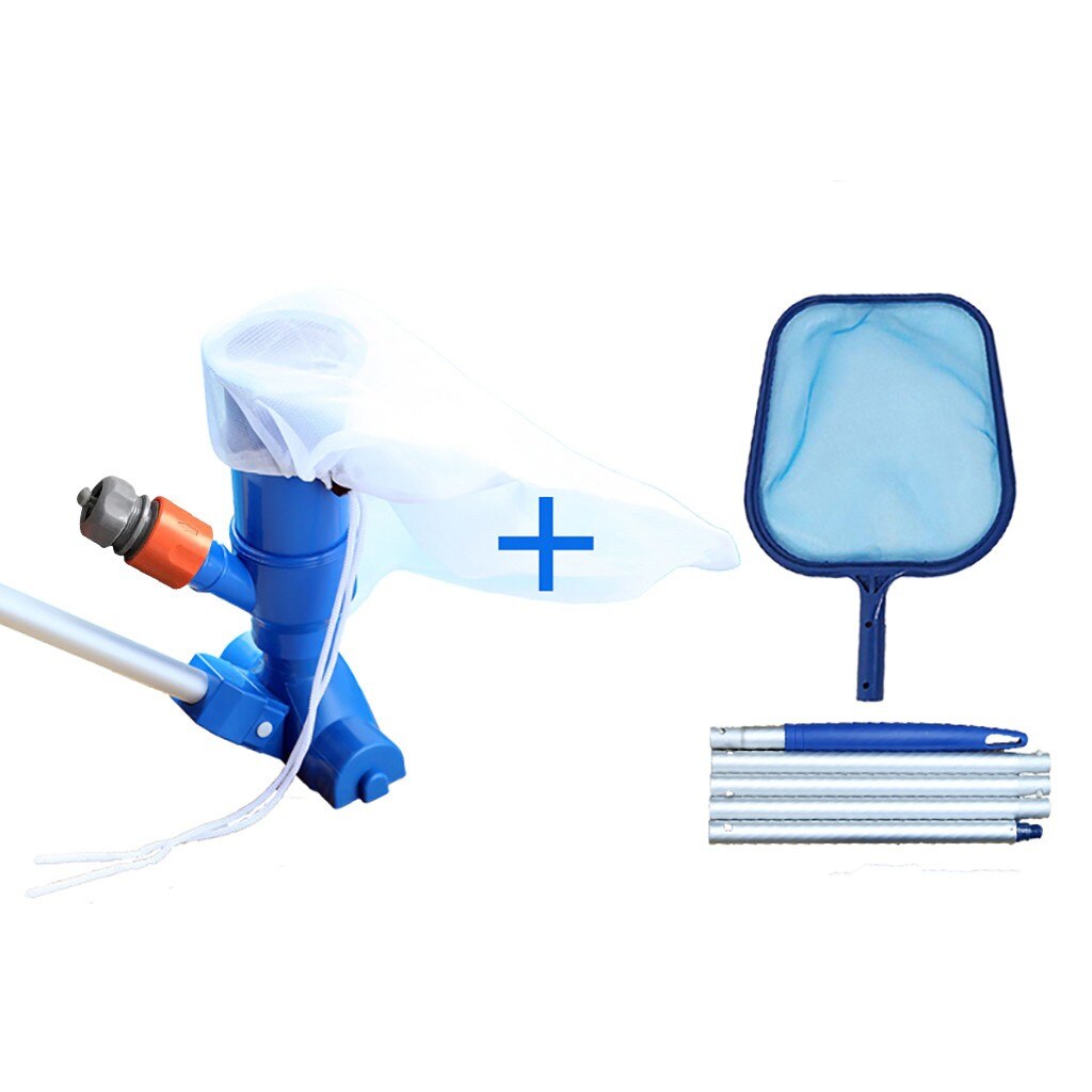 EU Plug Swimming Pool cleaning kit Spa Pool Portable swimming pool vacuum cleaner Cleaning brush Broom brush IN STOCK