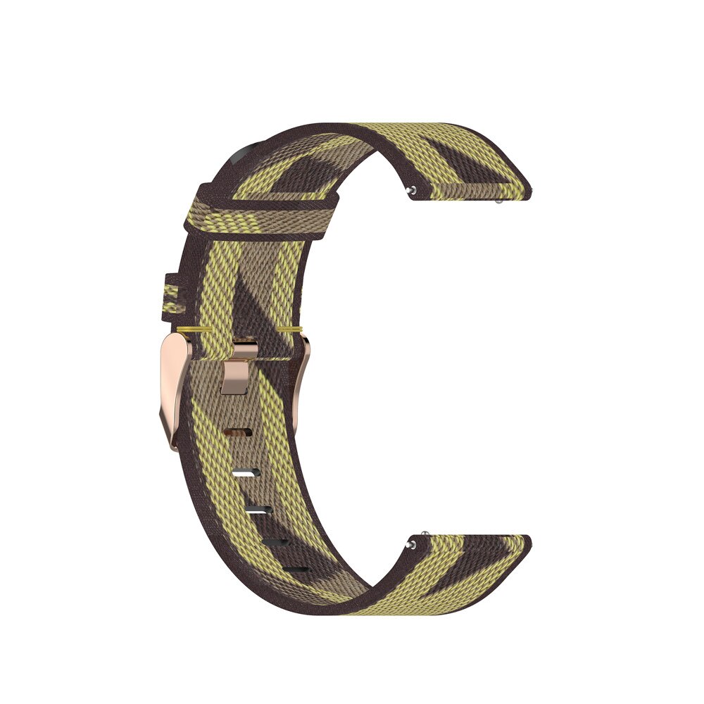 Canvas Watch Band for Huawei GT2 Pro Strap Replacement Watchbands Bracelet GT2 Pro 22mm Soft Watch Strap Sports Band Accessories: Yellow