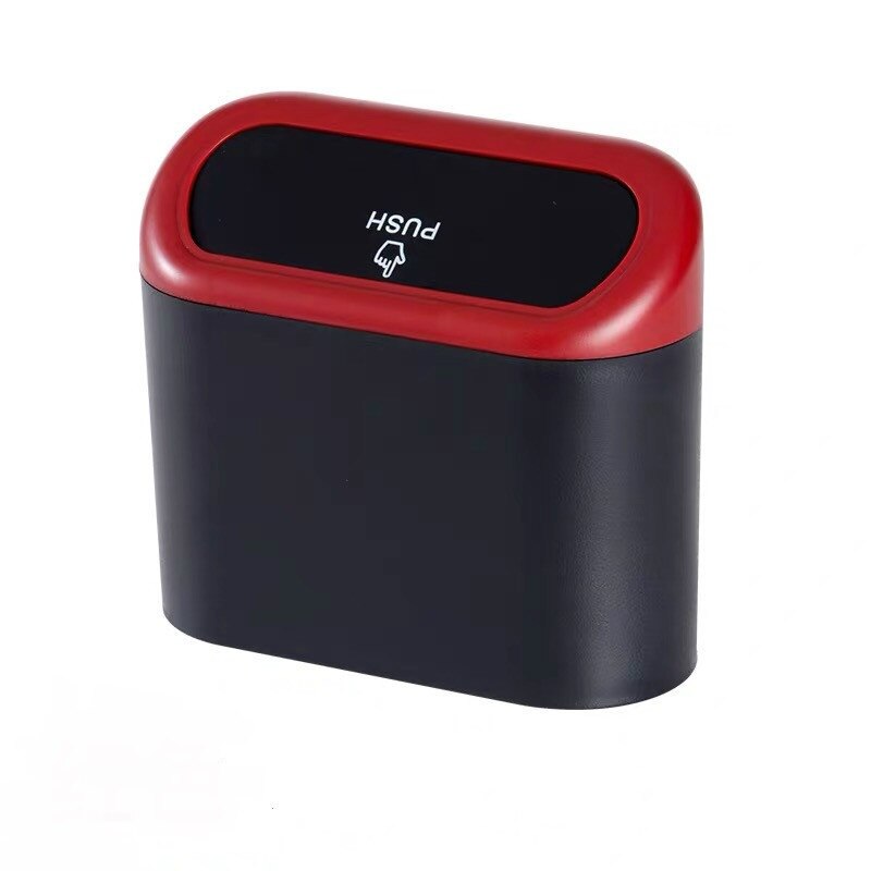 Car Trash Bin Garbage Dust Case Box Auto Storage Case Garbage Dust Case Box trash can Black Red Yellow Brown Blue Car Trash can