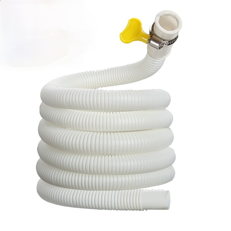 Manguera flexible de drenaje de aire acondicionado, tubo de extensión de entrada de agua Universal para grifo de lavadora, accesorios de baño, 1M: Default Title