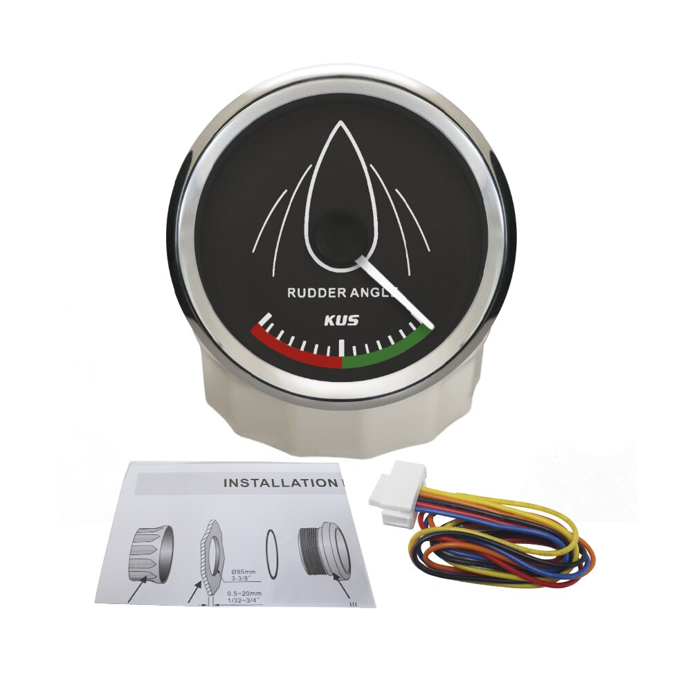 KUS 85mm Rudder Angle Indicator Gauge Meter 9-32V