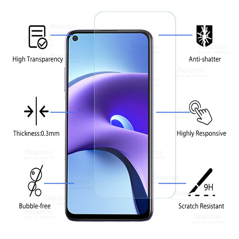 3PCS glas auf redmi note9t 5g Gehärtetem glas für xiaomi redmi hinweis 9 t 9 t screen protector schutz glas film Abdeckung 6.53&#39;&#39;