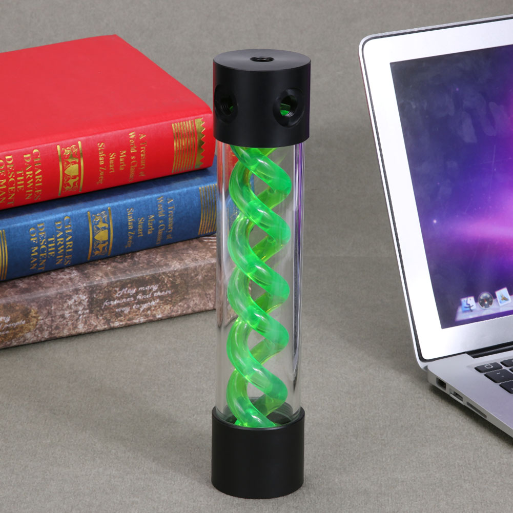 Desktop Computer Water Cooling Tank Kit with L Shape Bracket PC Cooler Reservoir Cylinder Radiator Accessories