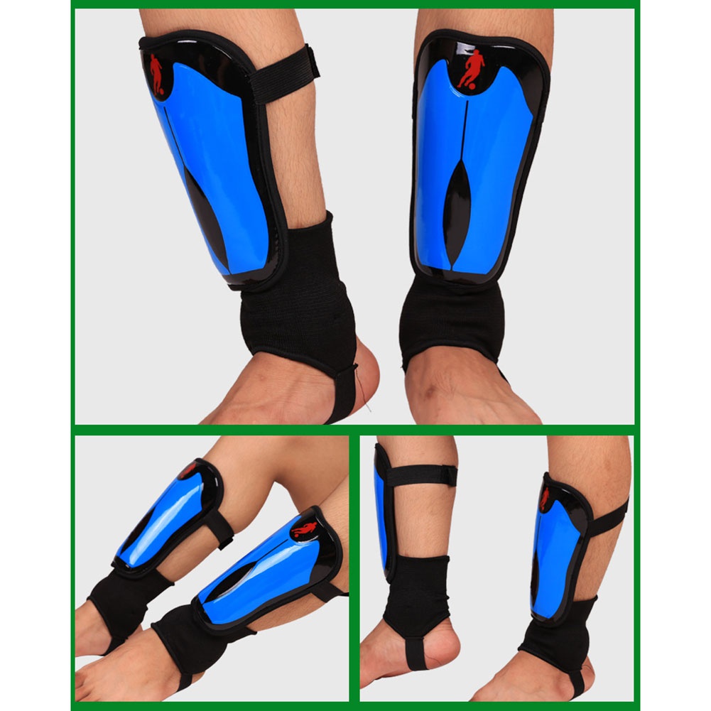 Espinilleras de esponja de fibra EVA para fútbol, espinilleras transpirables para suministros de fútbol, 1 par