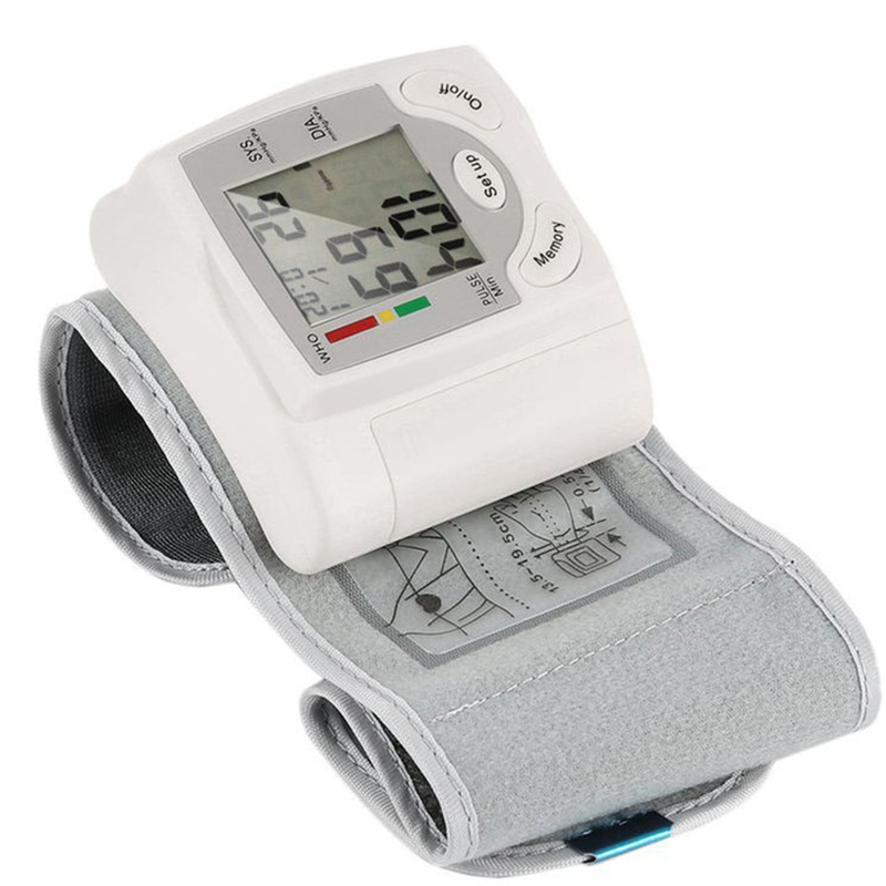 Manchet Pols Bloeddrukmeter Digitale Automatische Bloeddrukmeter Hartslagmeter Draagbare Bloeddrukmeter Tonometer