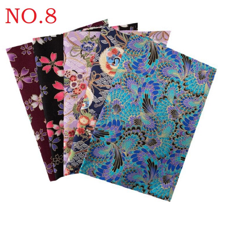 100% Katoenen Stof Katoen Patchwork Doek Bloem Patroon Stof Japanse Stijl Naaien Leveringen Diy Handgemaakte Kledingstuk Accessoires: 5