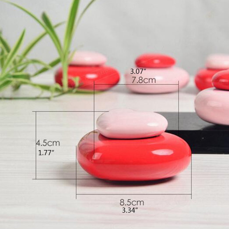 Urna di cremazione in ceramica a forma di cuore per la condivisione di mini urne con fratelli o famiglie animali domestici o ceneri umane