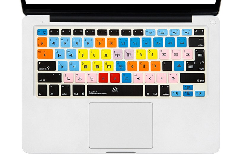 Ableton-funda de teclado para Macbook Pro, accesorio para teclado de acceso rápido, para Macbook Pro Air Retina 13 15 17 antes de: Avid Media Compose
