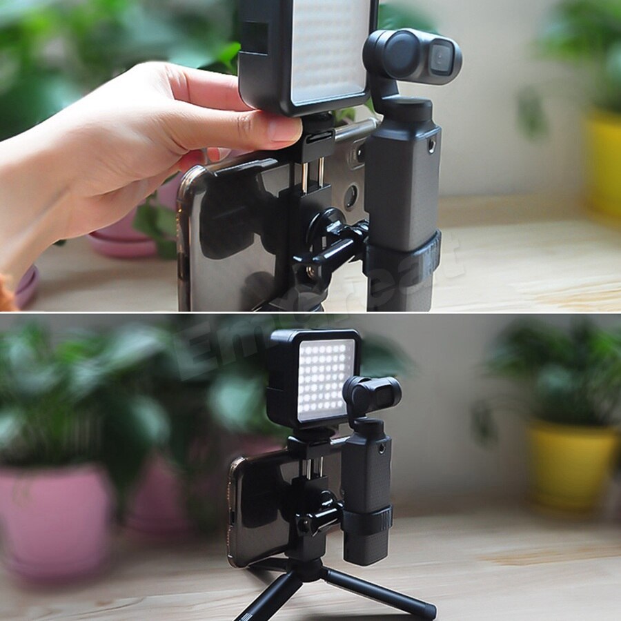 Trípode de pinza de teléfono móvil de aleación de aluminio con soporte de mano para cámara Gimbal de mano FIMI PALM