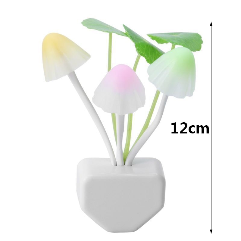 Pilz Nachtlicht Stecker in Lampe LED Nacht Lichter RGB Mit Dämmerungssensor Schlafzimmer Lampe Für freundlicher Baby freundlicher Nachtlicht