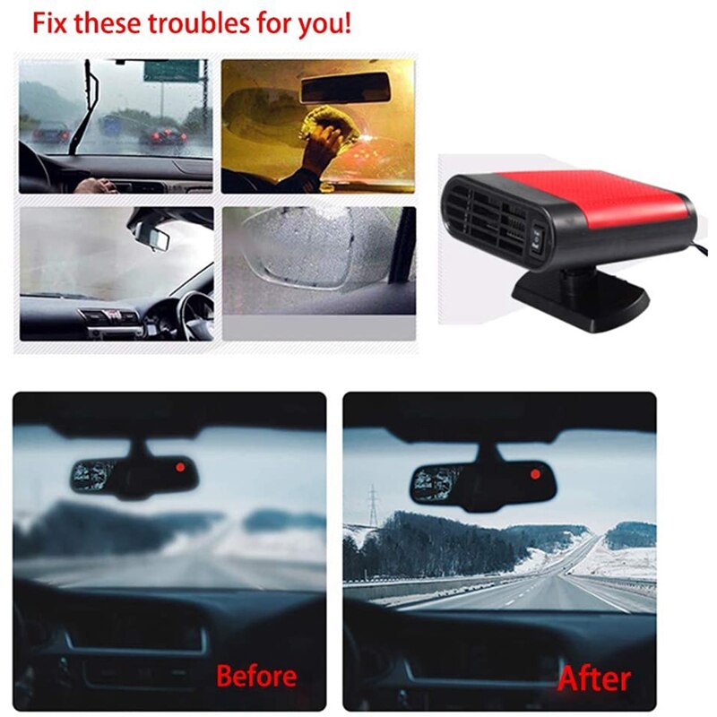 Car Fan Heater 12 V 150 W Car Heater Portable Defroster Demister Car 12 V Defroster Windscreen Car Heater