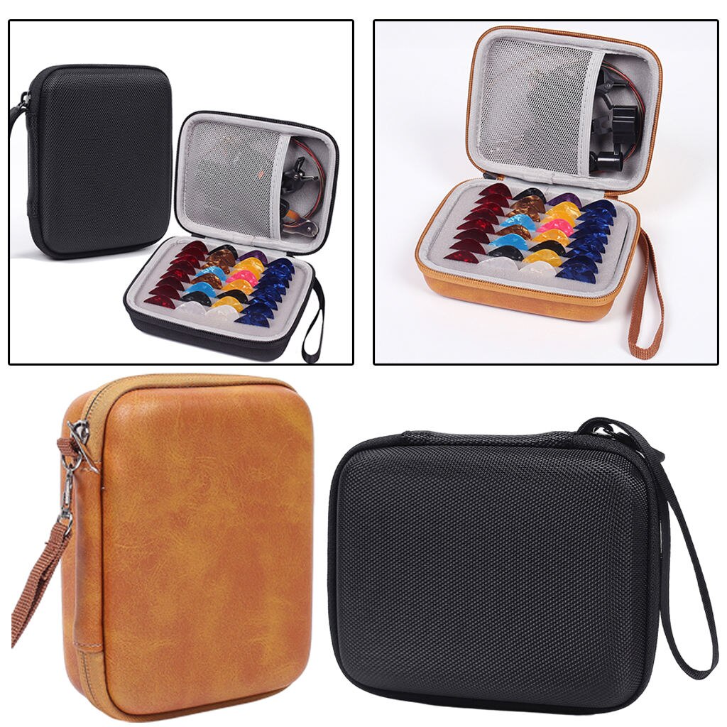 Guitar Picks Holder Case Holds 42 Guitar Picks for JIM UNLP Musical Instrument Picks