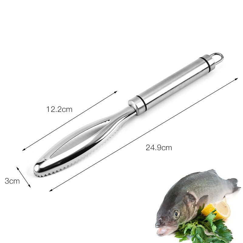 Escamas de peixe inoxidável raspagem raladores rápido remover peixe descascador de limpeza raspador peixe osso pinças acessórios cozinha ferramenta