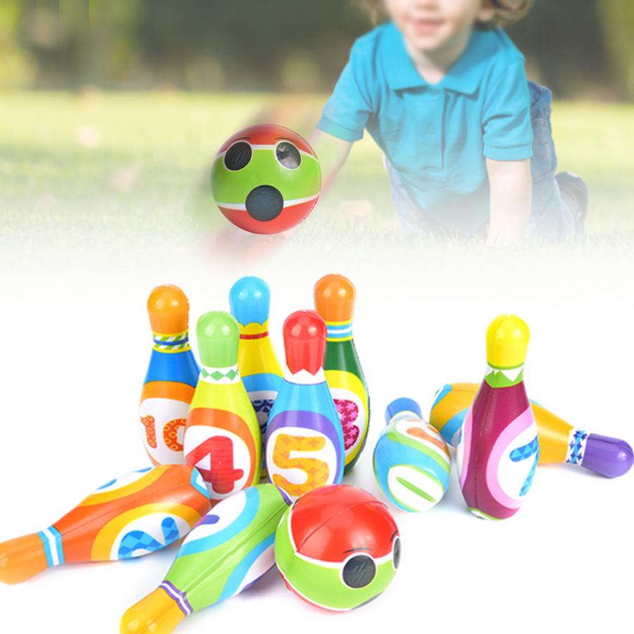 10 Pins 2 Ballen Bowling Speelgoed Spelen Sets Bowling Bowling Pins Ballen Set Indoor Educatief Interactief Speelgoed Peuters 3 ~ 10 Jaar Oud