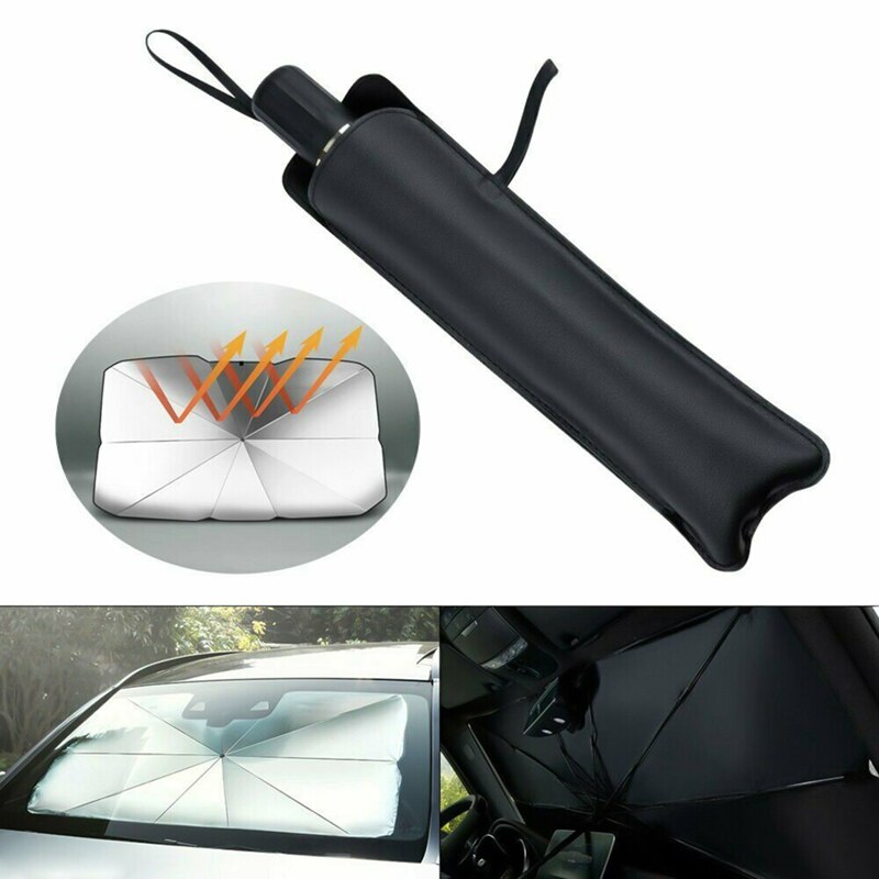 Auto Windschutzscheibe Abdeckung Sonnenschirm UV Schutz Auf Sonne Schild Universal Vorne Hinten Innen Sommer Schatten Visier Zubehör