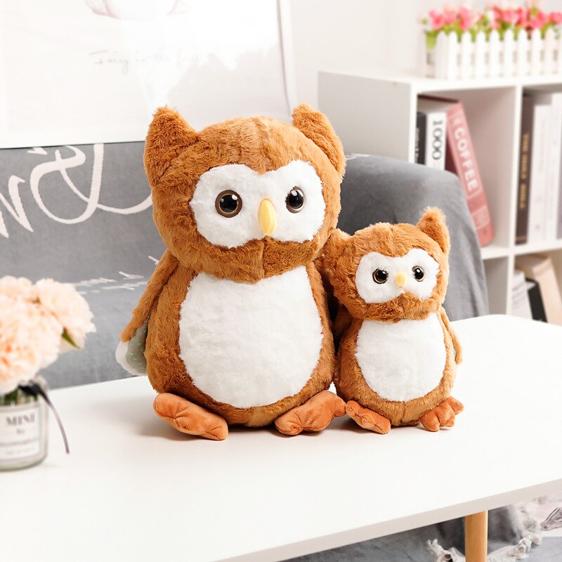 Uil Kussen Uil Pop Kussen Big-Eyed Uil Pop Flying Bird Eagle Knuffel Kussen Kinderen Verjaardag Cadeau