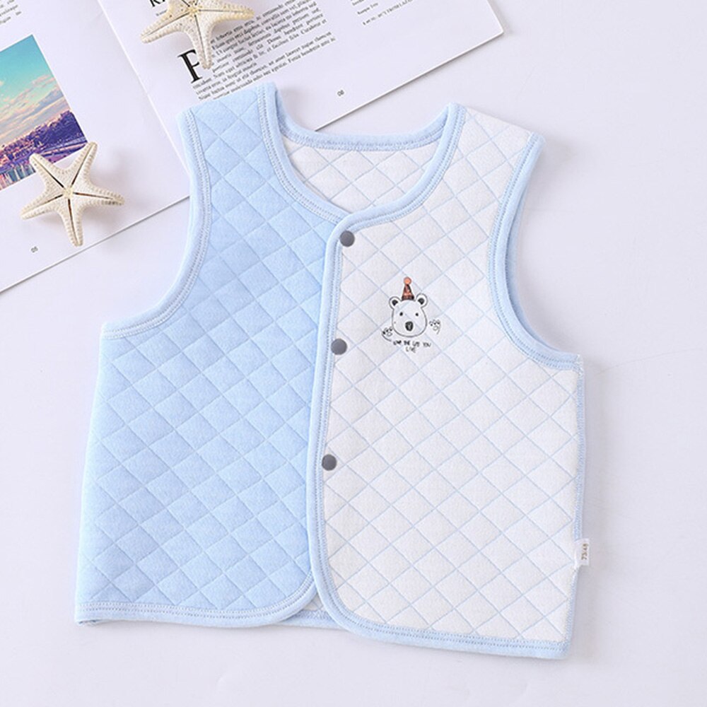 Karikatur Baby Weste Baumwolle Frühling Herbst Winter Säuglings Kleidung unisex Junge Mädchen Oberbekleidung Weste: 4 / 12-18M