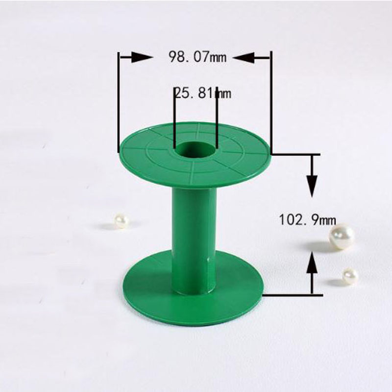 2Stck 10,3 cm Leere Kunststoff Spule Spulen Für Gewinde Draht Band spitze trimmen gurtband Hand Schnur Band Schmuck Zubehör