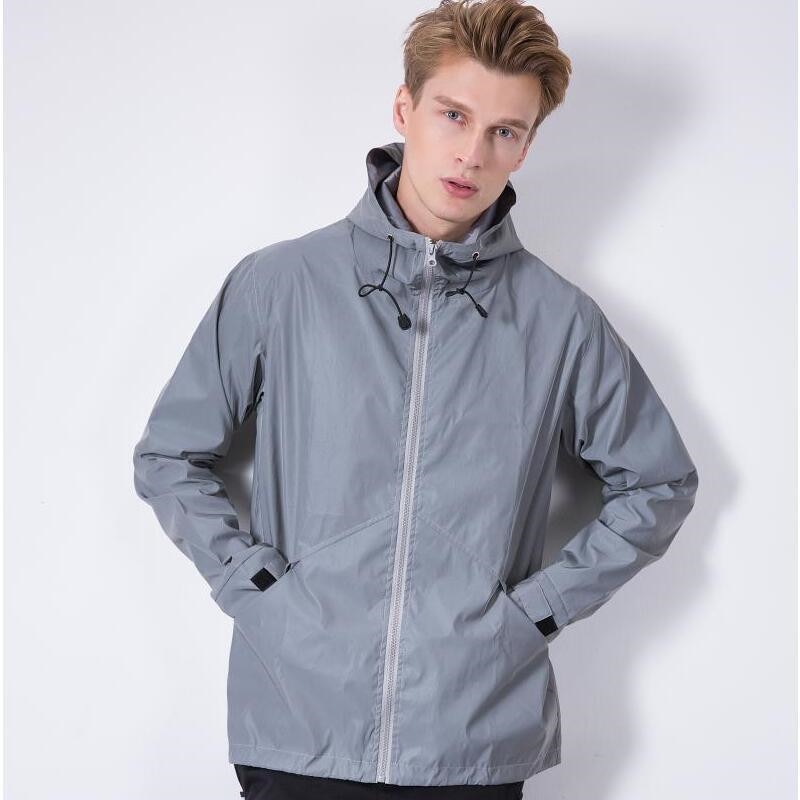 Nuovo 3M Pieno Riflettente Giacca Uomini/Donne Harajuku Giacca A Vento Giubbotti con Cappuccio anca-salto Streetwear Notte Cappotti Lucidi 3M Giacca