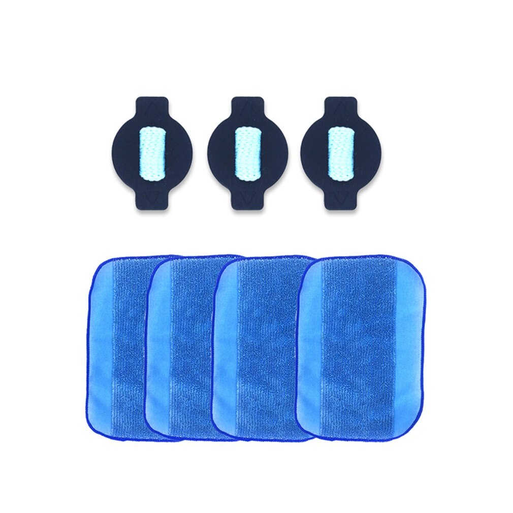 Vannveke og 4 stk pro-clean moppekluter for irobot braava 380 380t 5200 mint 5200c 4200a 4205 braava 380 gulvrengjøring: Default Title