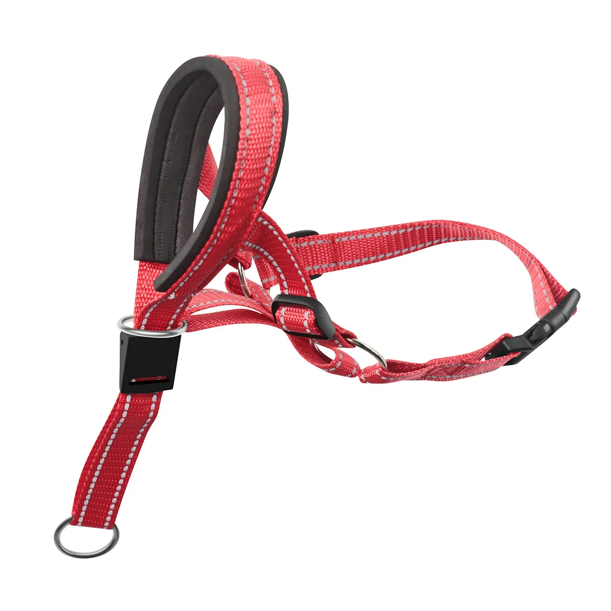 Bozales antiladridos para perros, Collar transpirable, herramienta de entrenamiento para perros, conjunto de bozal de nailon con tiras reflectantes, correas para mascotas de verano: XL / Verde