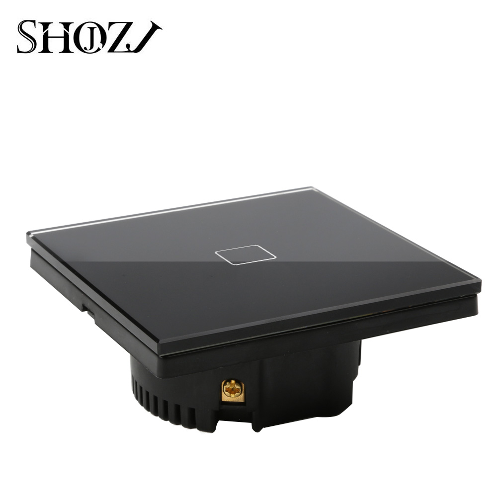 Smart Touch Switch RF 433 Remote Control Wall Switch 1/2/3 Gang Light Switch for Home and Hotel