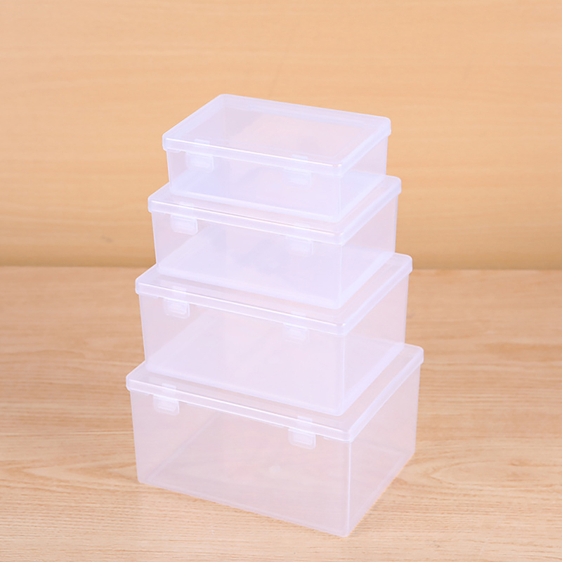 Mini Opbergdoos Doorzichtig Deksel Kleine Plastic Doos Voor Onderdelen Gereedschap Opbergdoos Sieraden Vitrine Kralen Container