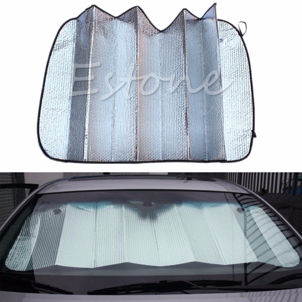 Praktisk foldbar bilrude visir dæksel auto bagrude solskærm