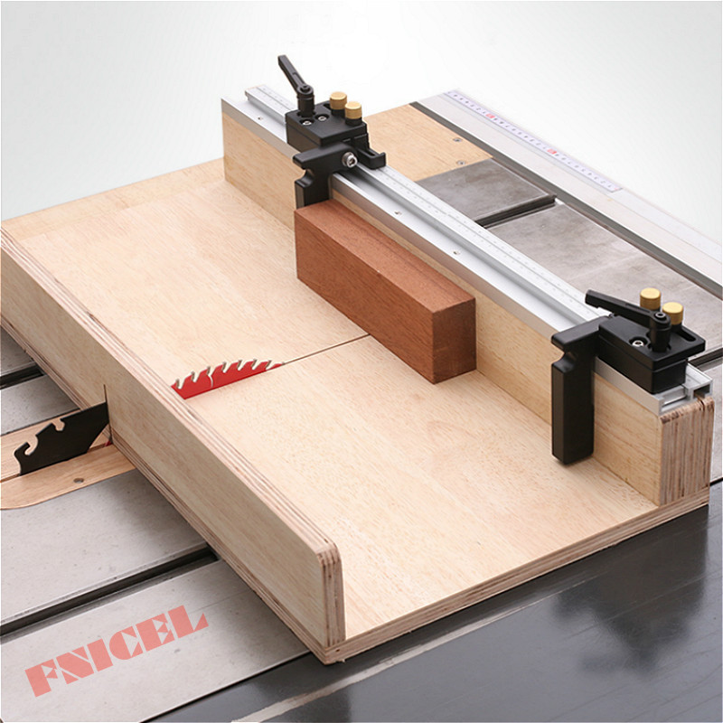 T-track 300-800mm with Wood Screws Aluminum Alloy Double Cut Profile Universal with Predrilled Mounting Holes -Woodworking Tools