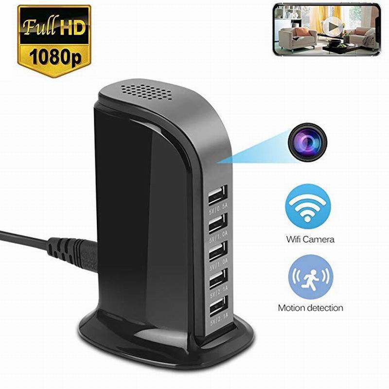 Mini 4K WIFI Camera HD 1080P Draadloze camcorder Beveiliging USB Wall Charger cam Baby Camera Monitor Camcorder voor smart Home