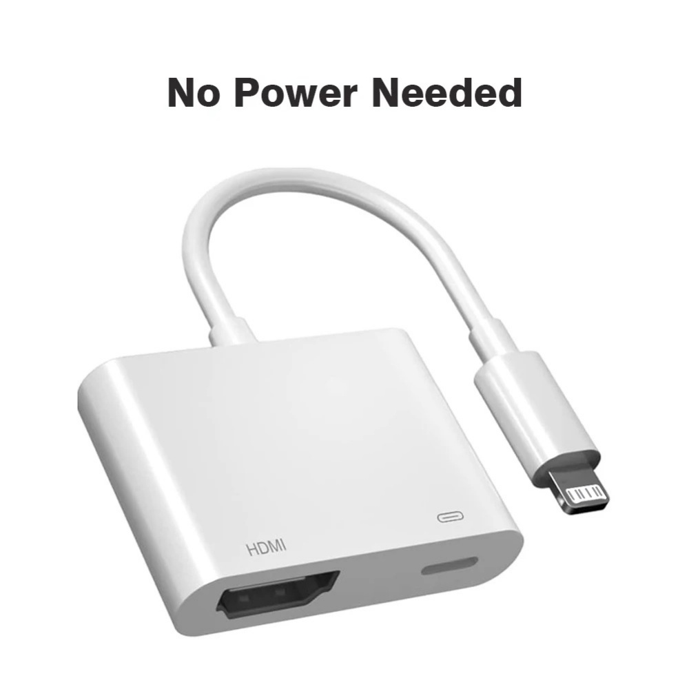 2 In 1 HD 1080P Phone To HDMI-Compatible Projection Cable Adapter With Charging Port No Power Needed Universal Compatibility: green