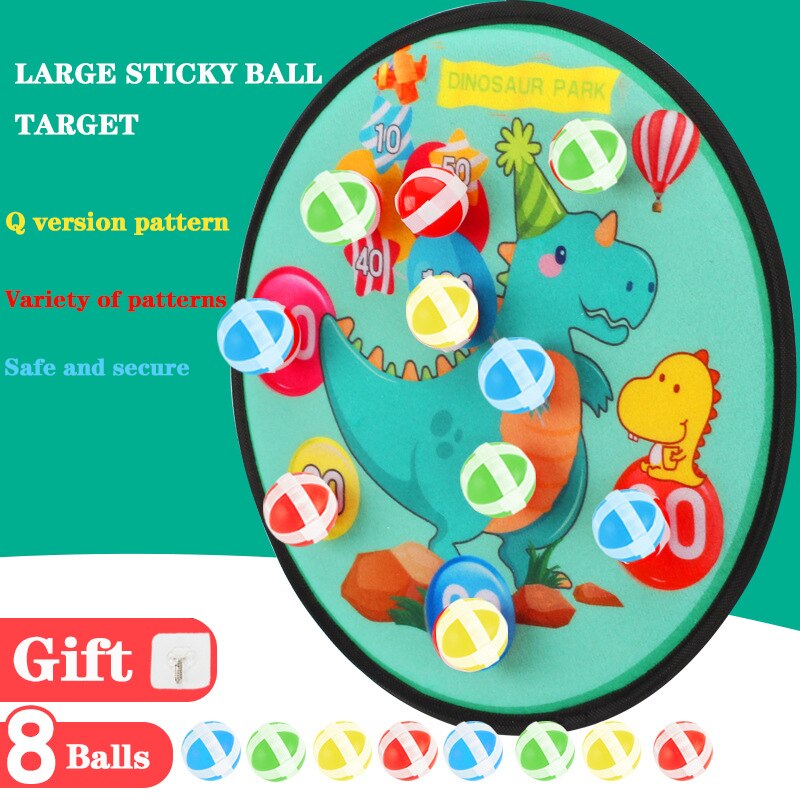 Children's Target Toy Safety Sticky Ball Cloth Target Darts Toy Indoor Outdoor Parent-child Activity Game Toy Kids