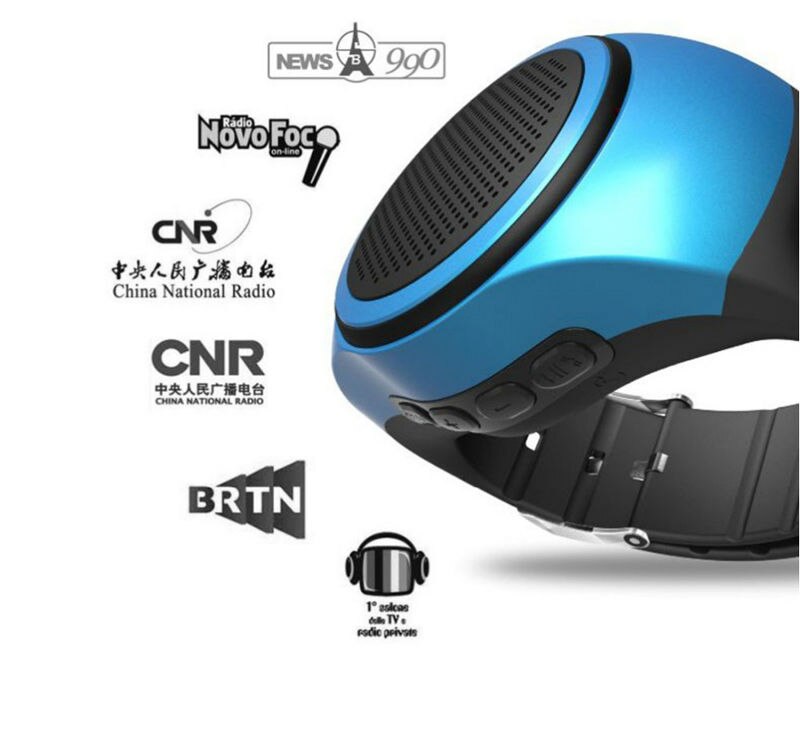 Ubit B20 Bluetooth Sports Music Watch Portable Mini Watch Bluetooth 2.1+EDR Sport Speaker TF Card FM Audio Radio Speakers mp3